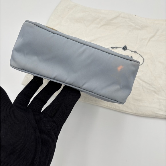 ❤️ Prada Vintage Mini Tessuto Hobo Nylon Bag A124M17#5 - Picture 9 of 15